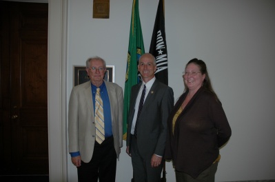 GAC 2012: Gary Ryan and Anne-Marie Bush with U.S Congressman Adam Smith.